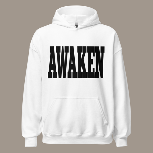 AWAKEN HOODIE (WHITE/BLACK)