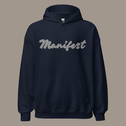 MANIFEST HOODIE (NAVY/GREY)