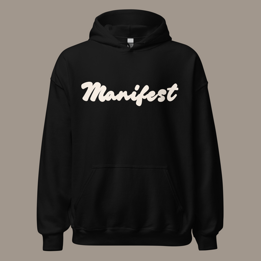 MANIFEST HOODIE (BLACK/CREAM)