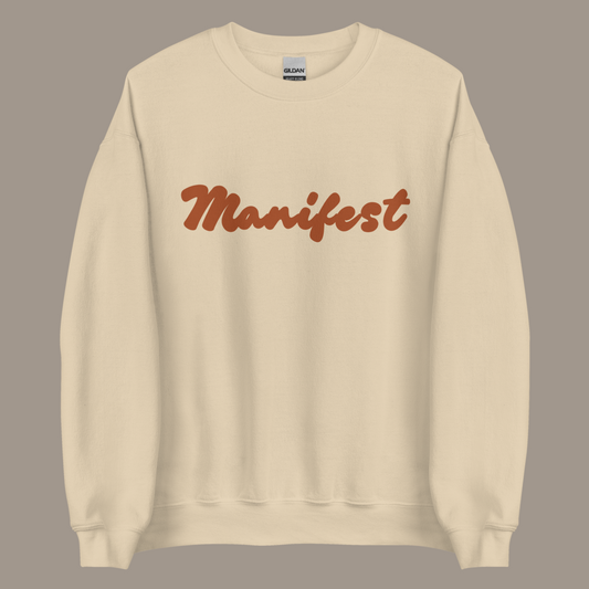 MANIFEST SWEATSHIRT (SAND/ORANGE)