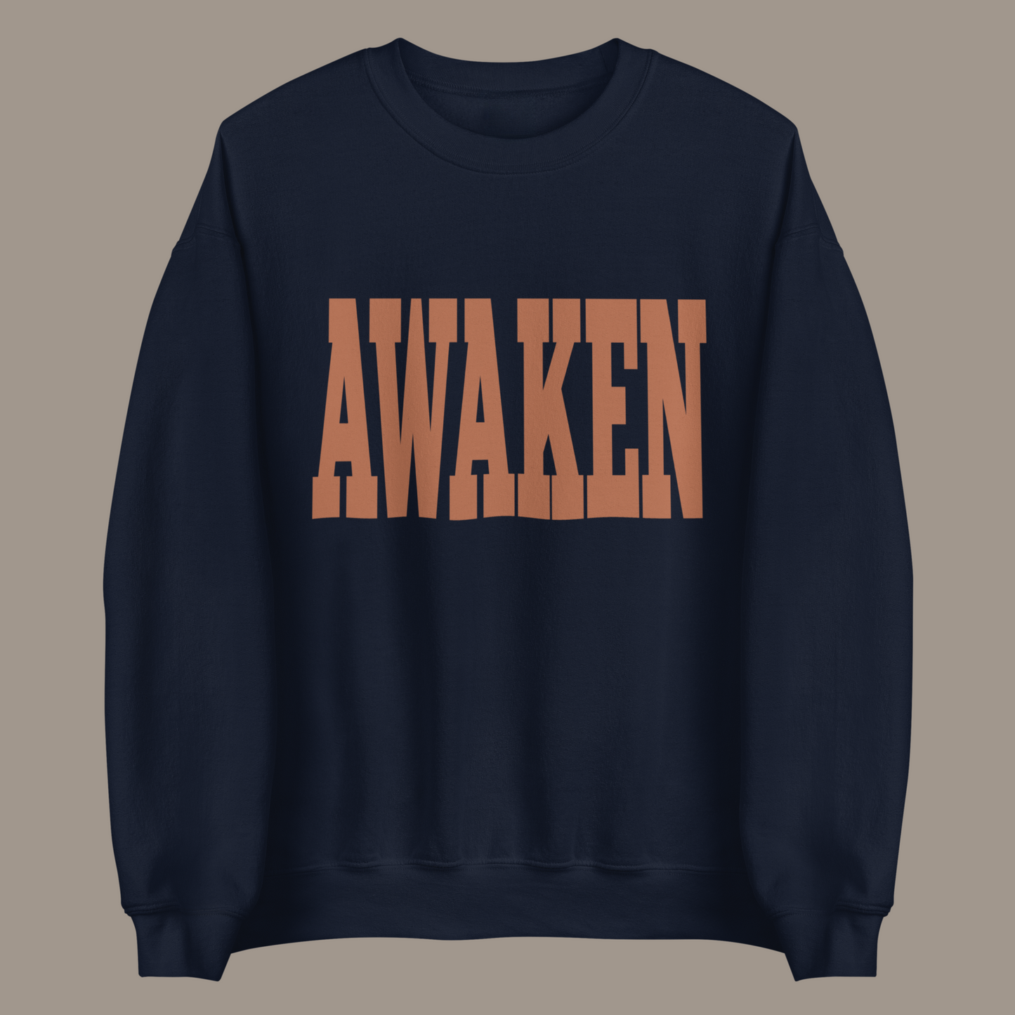 AWAKEN SWEATSHIRT (NAVY/ORANGE)