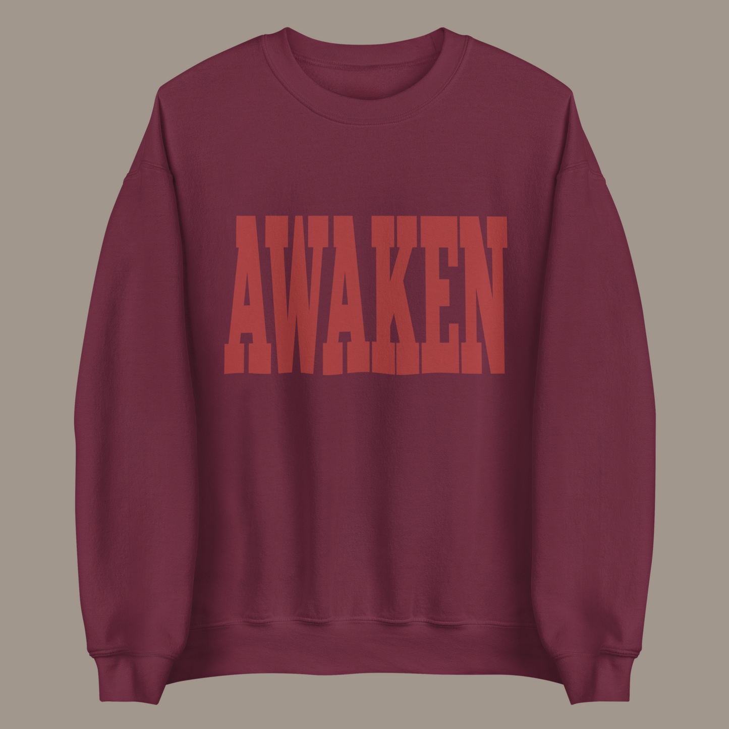 AWAKEN SWEATSHIRT (MAROON/RED)