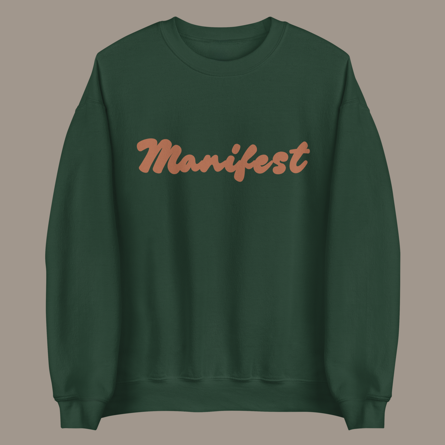 MANIFEST SWEATSHIRT (FOREST GREEN/ORANGE)