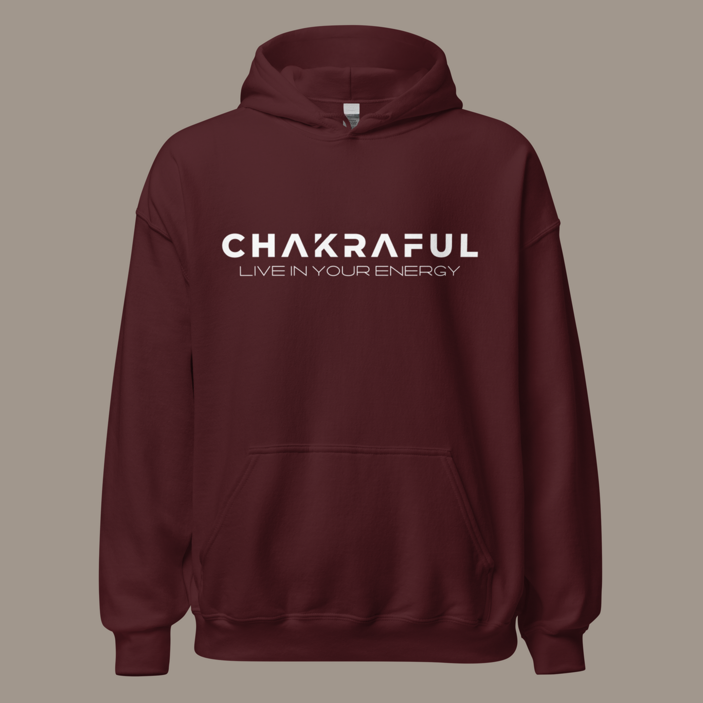 CHAKRAFUL HOODIE (MAROON)