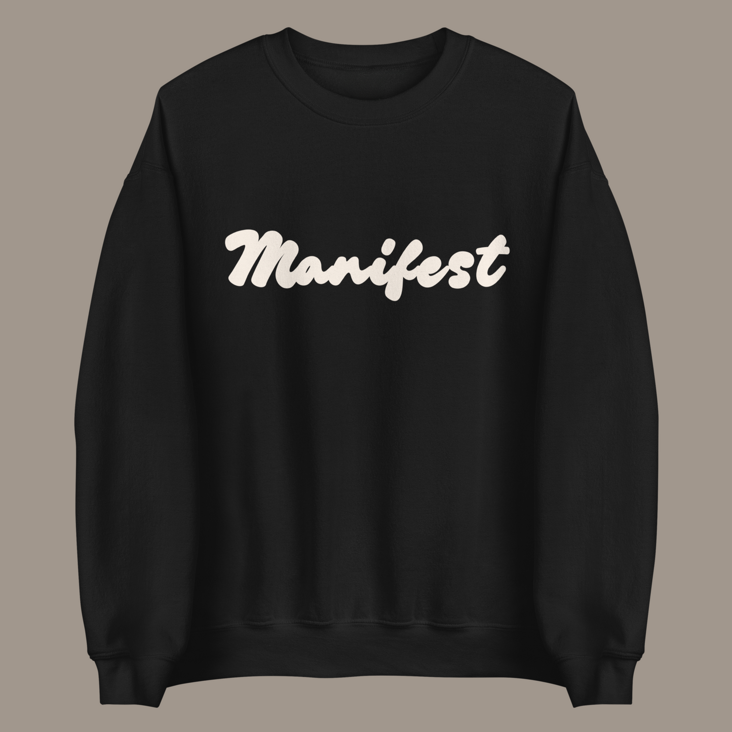 MANIFEST SWEATSHIRT (BLACK/CREAM)