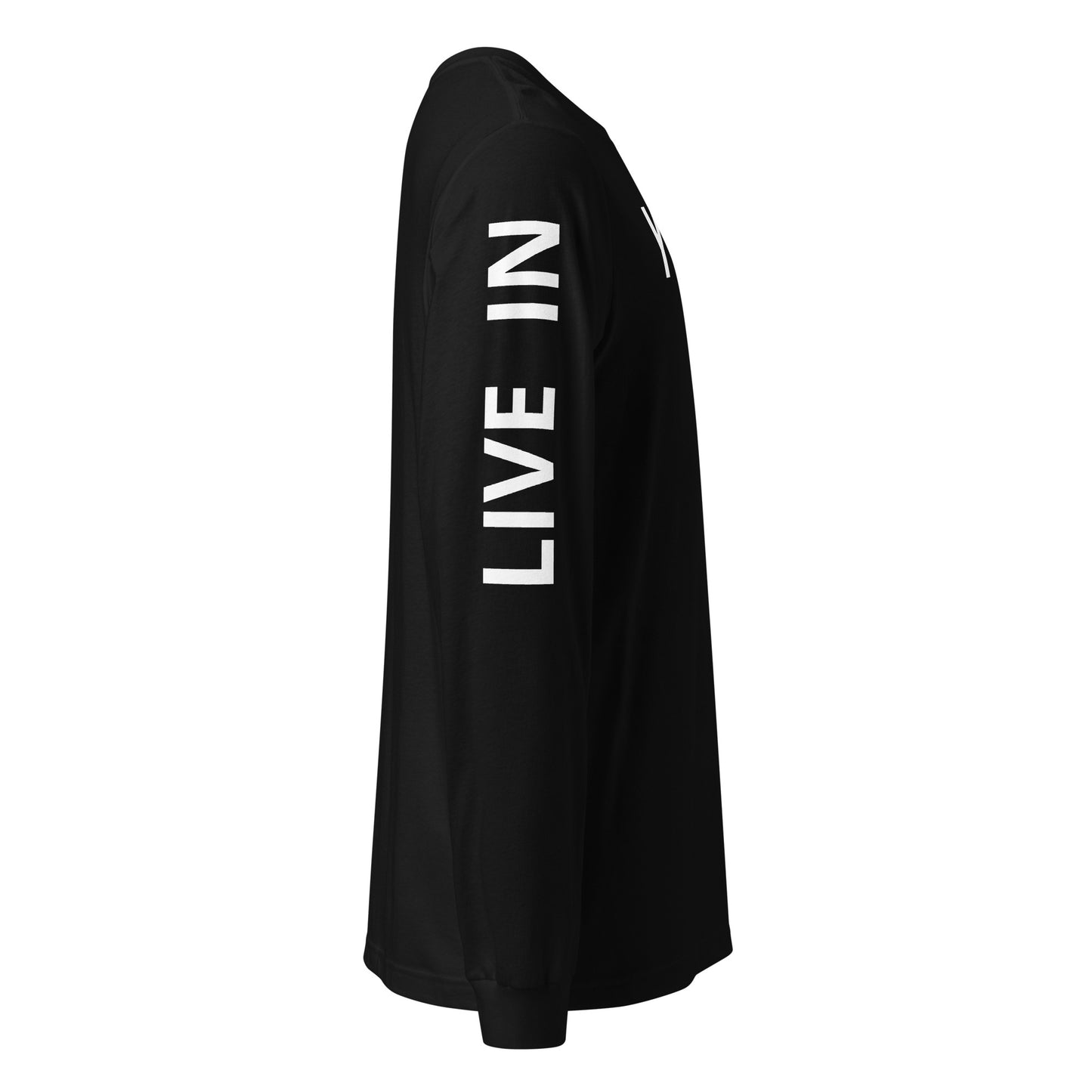 LIVE IN YOUR ENERGY LONG SLEEVE TEE (BLACK/WHITE)